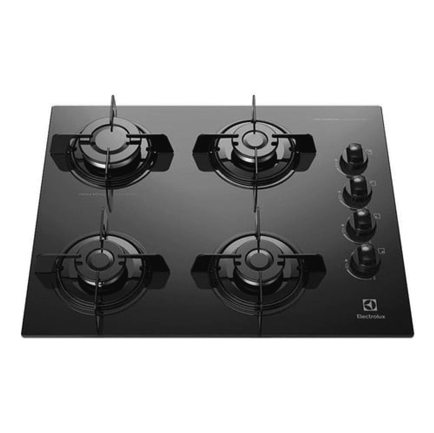 Cooktop A Gás 4 Bocas Electrolux (ke4gp) Cor Preto 127V/220V
