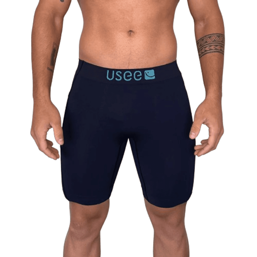 Bermuda Shorts Compressão Com Bolso Corrida Anti Assadura