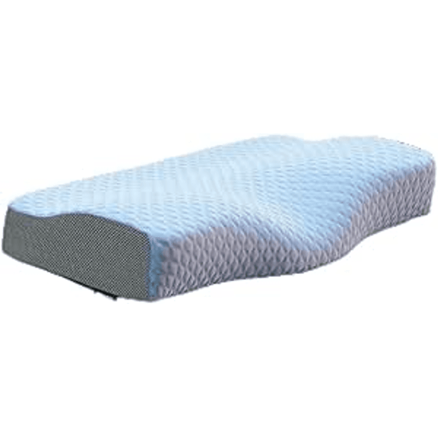 Travesseiro Cervical NASA - Coluna Relax - Suporte Ergonômico com Carvão Ativado e Elevação Lateral para Suporte Adicional