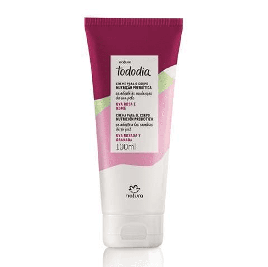 Creme Desodorante Nutritivo Para O Corpo Tododia Uva Rosa E Romã 100 Ml