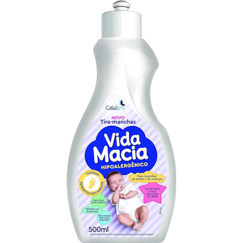 Casa Km Vida Macia - Tira Manchas Líquido, 500ml