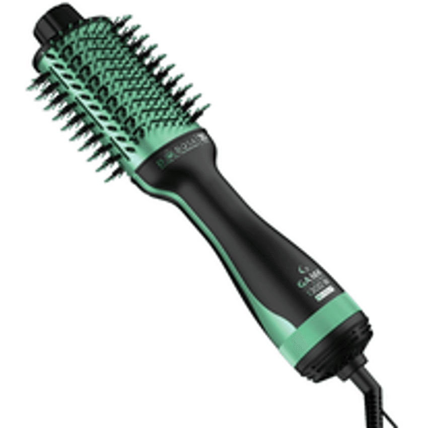 Escova Secadora GA.MA Italy Babosa Brush 3D 1200/1300W Preta/Verde - Bivolt
