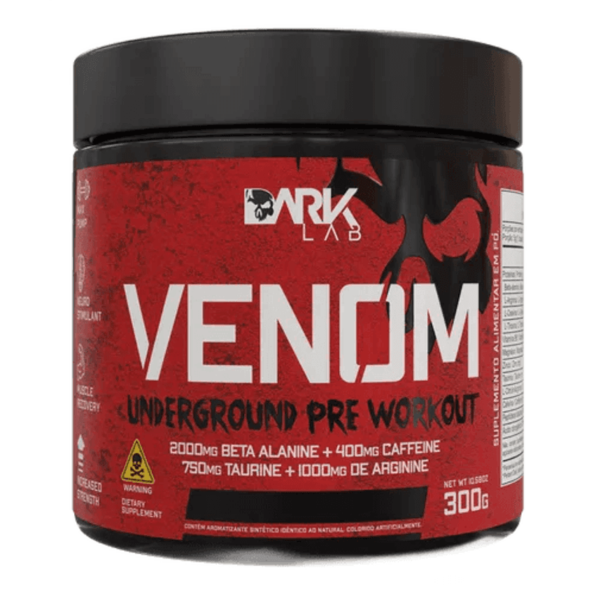 Suplemento em Pó Venom Underground 300g Dark Lab Sabor Mango Loko