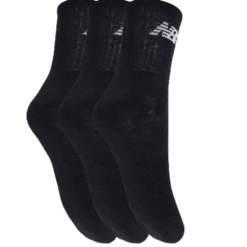Kit de Meias New Balance Cano Alto - 3 Pares - Adulto