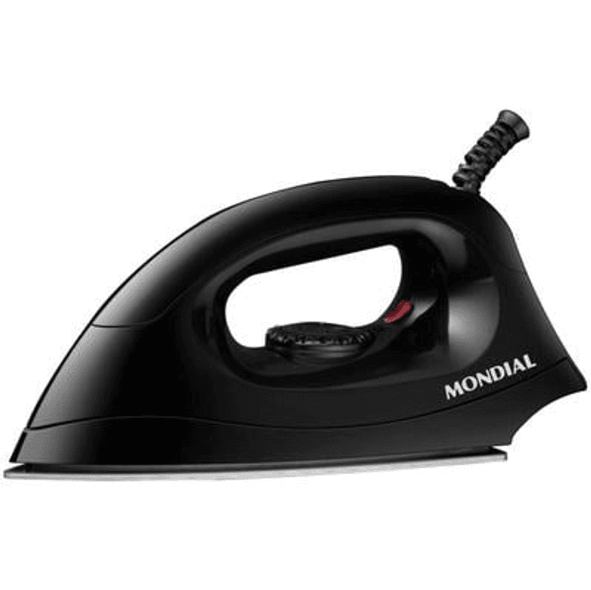 Ferro de Passar Roupa a Seco Mondial FSN-55-B - Preto