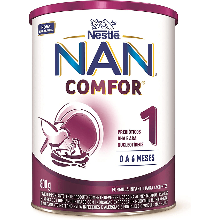 Fórmula Infantil, Nan Comfor 1, 800g