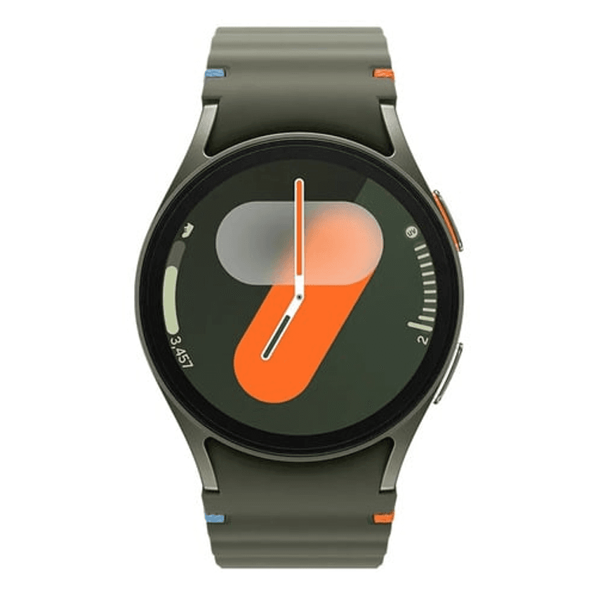 Samsung Galaxy Watch7 Smartwatch 40mm Bt Galaxy Ai Caixa Verde Pulseira Verde Bisel Verde Desenho da pulseira na