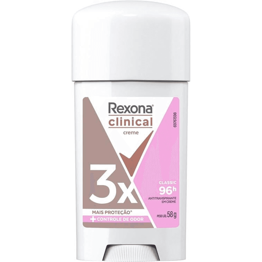 Rexona Clinical Antitranspirante Creme Classic 58G