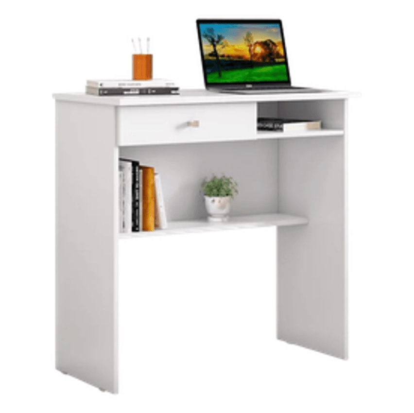 Escrivaninha Computador X Estudo Home Office Mesa Branco