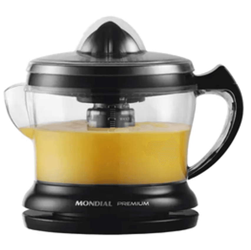 Espremedor de Frutas Mondial E-02 Premium - Elétrico 30W 1,25L Automático