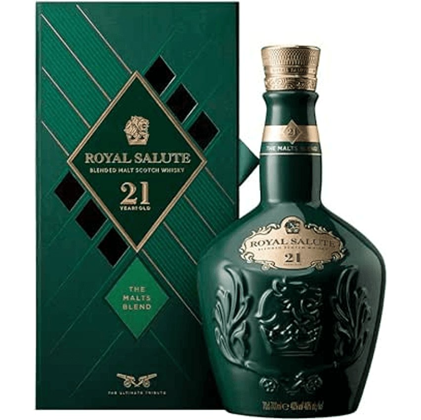 Whisky Escocês Blended 21 Anos Royal Salute The Malts Blend Garrafa 700ml