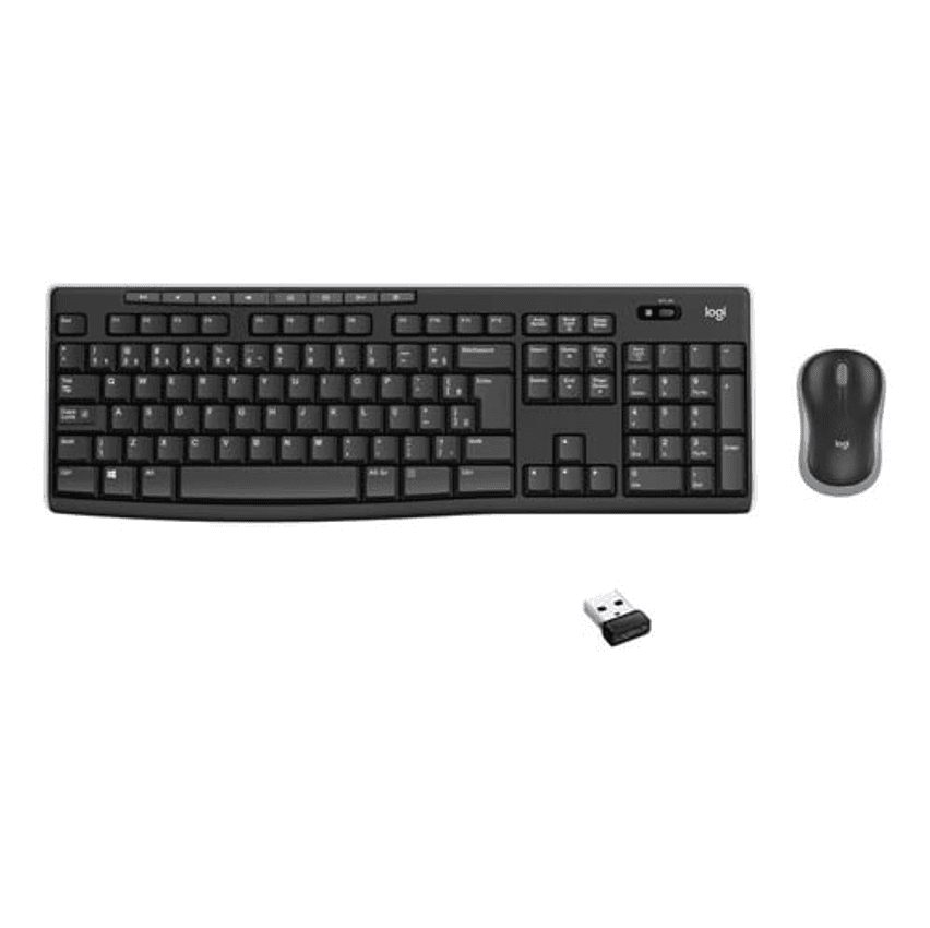 Combo Teclado e Mouse sem Fio Logitech Mk270 Layout Abnt2