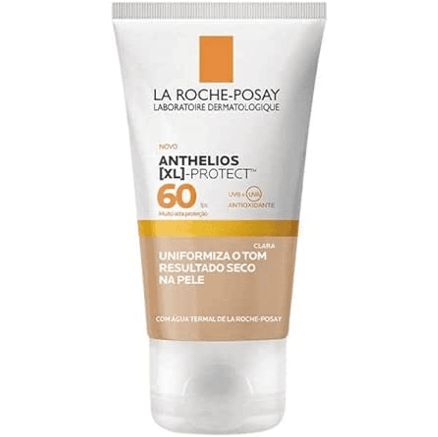 La Roche-Posay, Protetor Solar Facial com cor Anthelios XL-Protect, FPS60, Rápida Absorção, Textura Gel Creme, 40g
