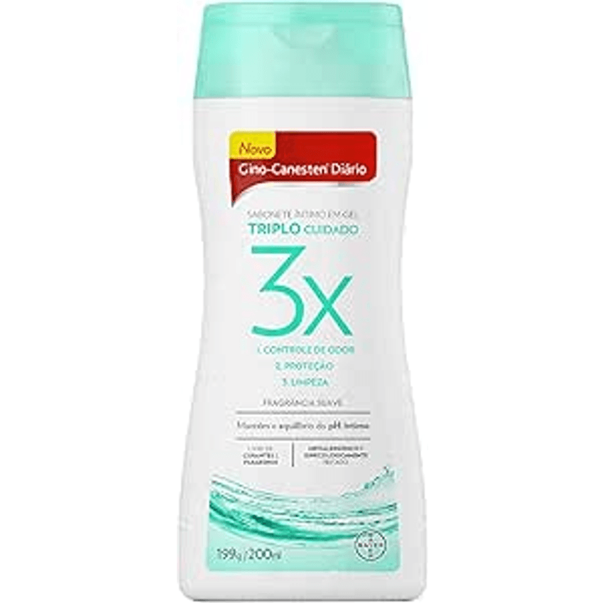 Gino-canesten Sabonete Intimo Fragrância Suave Triplo Cuidado 200ml