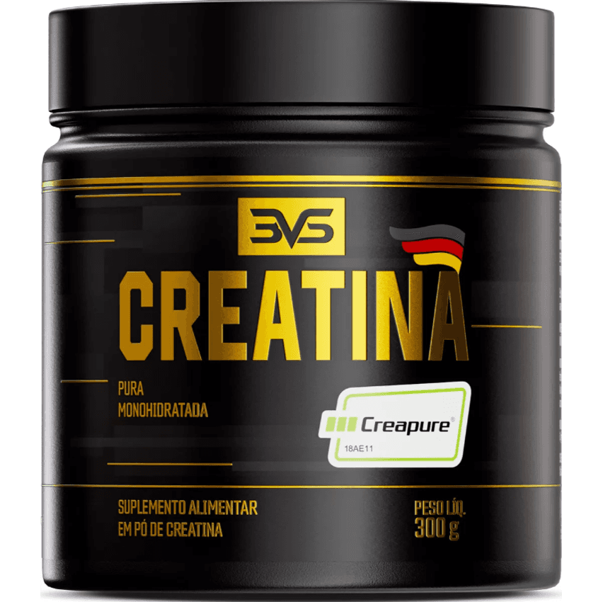 Creatina Creapure® 300g - 100% Pura Com Laudo - 3vs Nutrition
