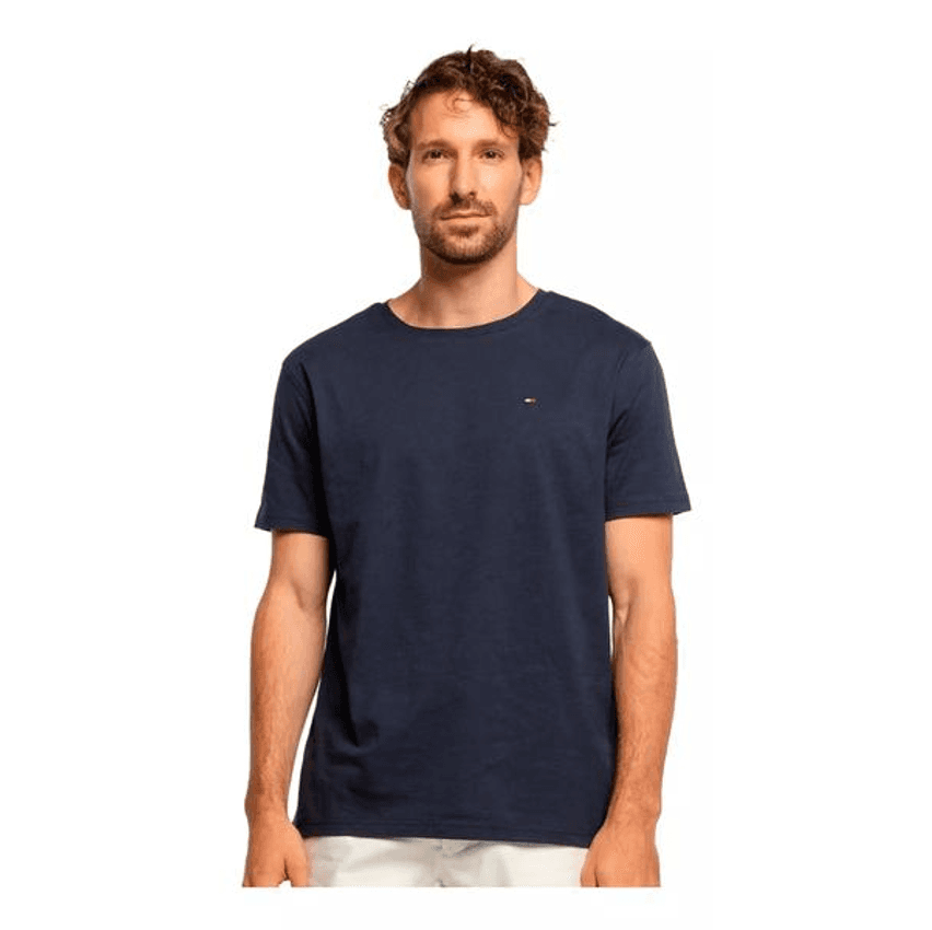 Camiseta Tommy Hilfiger Masculina Essential Azul Marinho