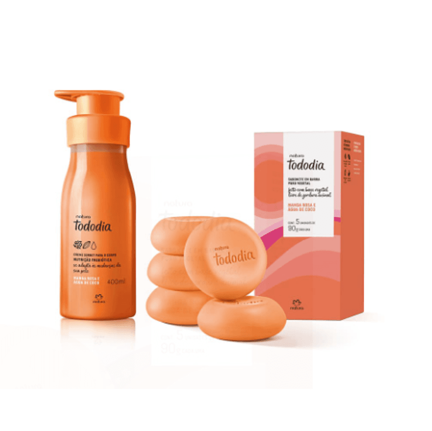 Kit Tododia Manga Rosa e Água de Coco
