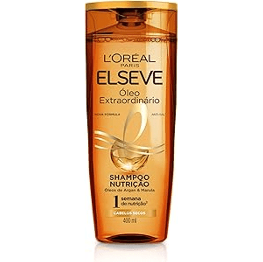 Shampoo L'Oréal Paris Elseve Óleo Extraodinário, 400ml