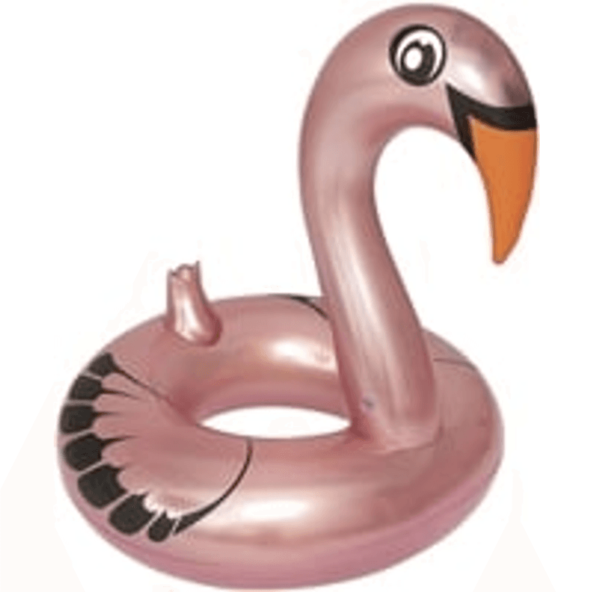 Mor - Boia Cisne Perolado Rosa Com Abertura