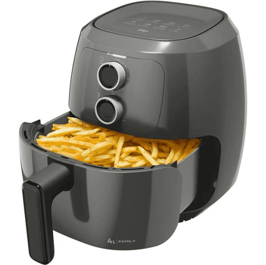 WAP Fritadeira Elétrica sem Óleo Air Fryer Cinza 4 Litros, Potência de 1500W e Revestimento Antiaderente 127V