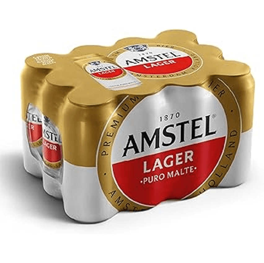 Pack Amstel Cerveja Lager - 12 latas de 473ml