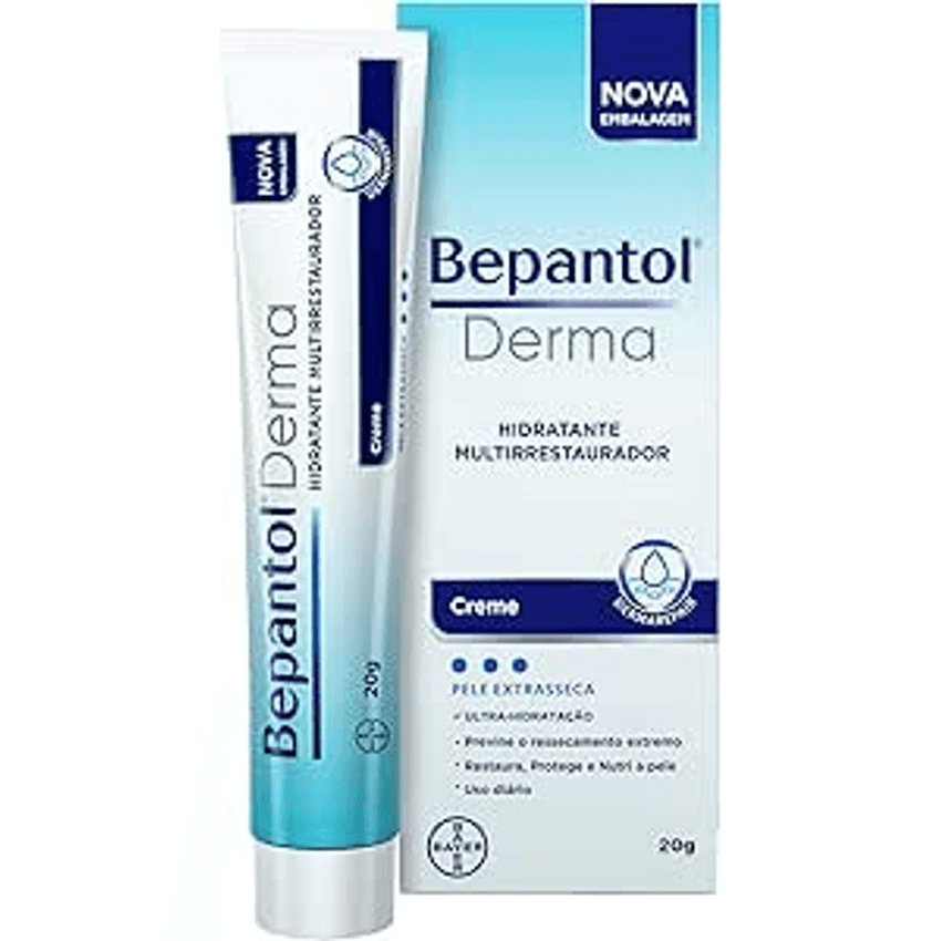 Bepantol Derma, Hidratante Multirrestaurador, para Pele Extrasseca, 20g