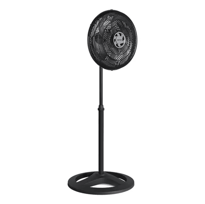 Ventilador Oscilante De Coluna Ventisol 30cm Turbo 6 Pás Preto 127v