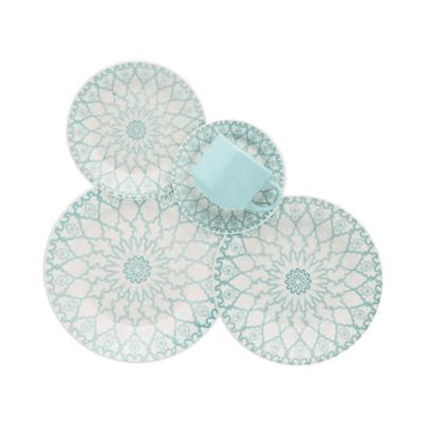 Aparelho de Jantar Biona Donna Mandala com 20 Peças - Única