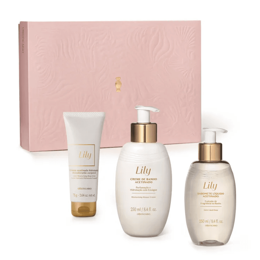 Kit Presente Dia das Mães Lily Cuidados (3 itens)