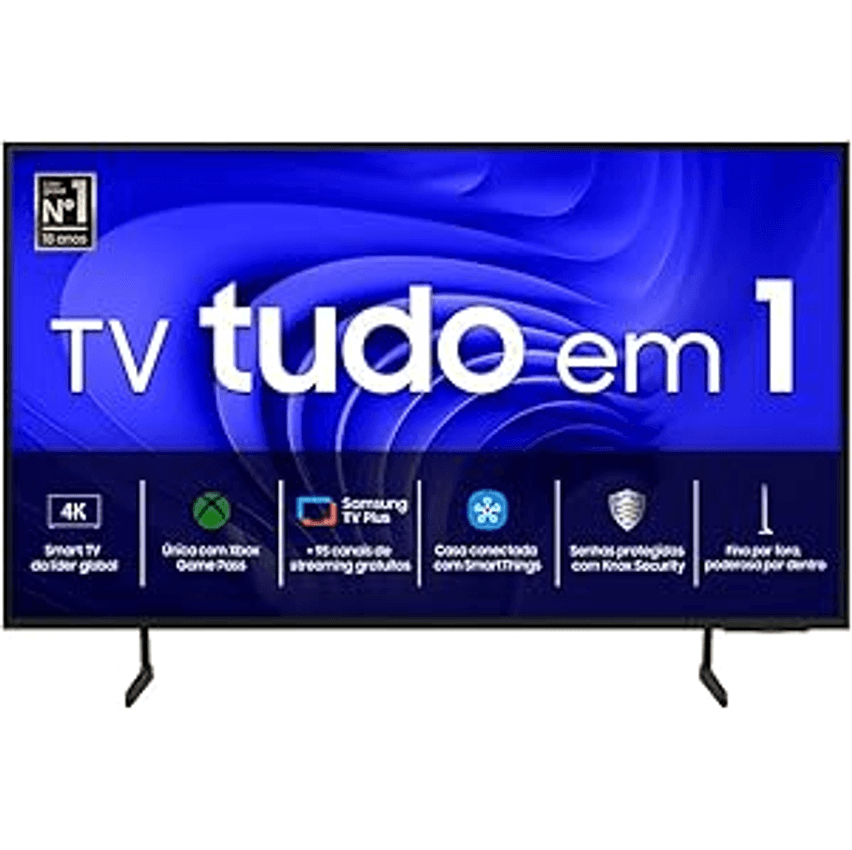 Samsung Smart TV 43" UHD 4K 43DU7700 - Processador Crystal 4K, Gaming Hub