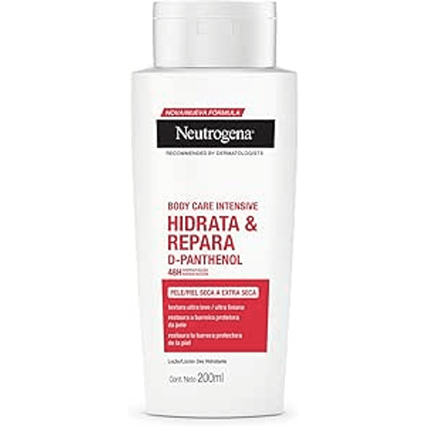 Hidratante Corporal NeutrogenaBody Care Intensive Hidrata&Repara, 200mL