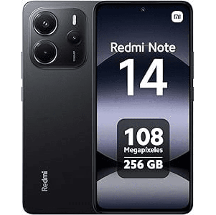 Smartphone Xiaomi Redmi Note 14 Midnight Black (Preto) 8GB RAM 256GB ROM