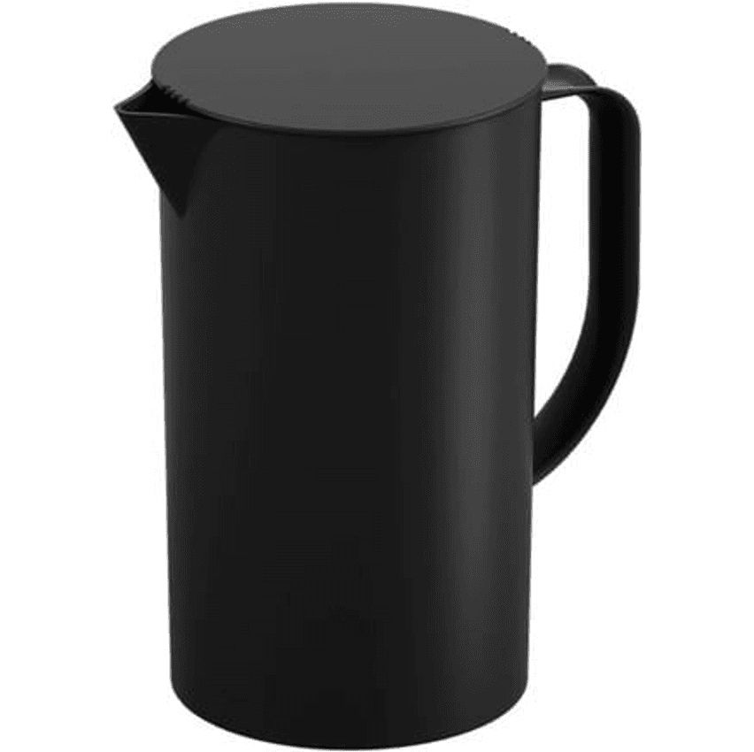 Coza - Jarra com Tampa, 2 L, Preto, Linha Casual