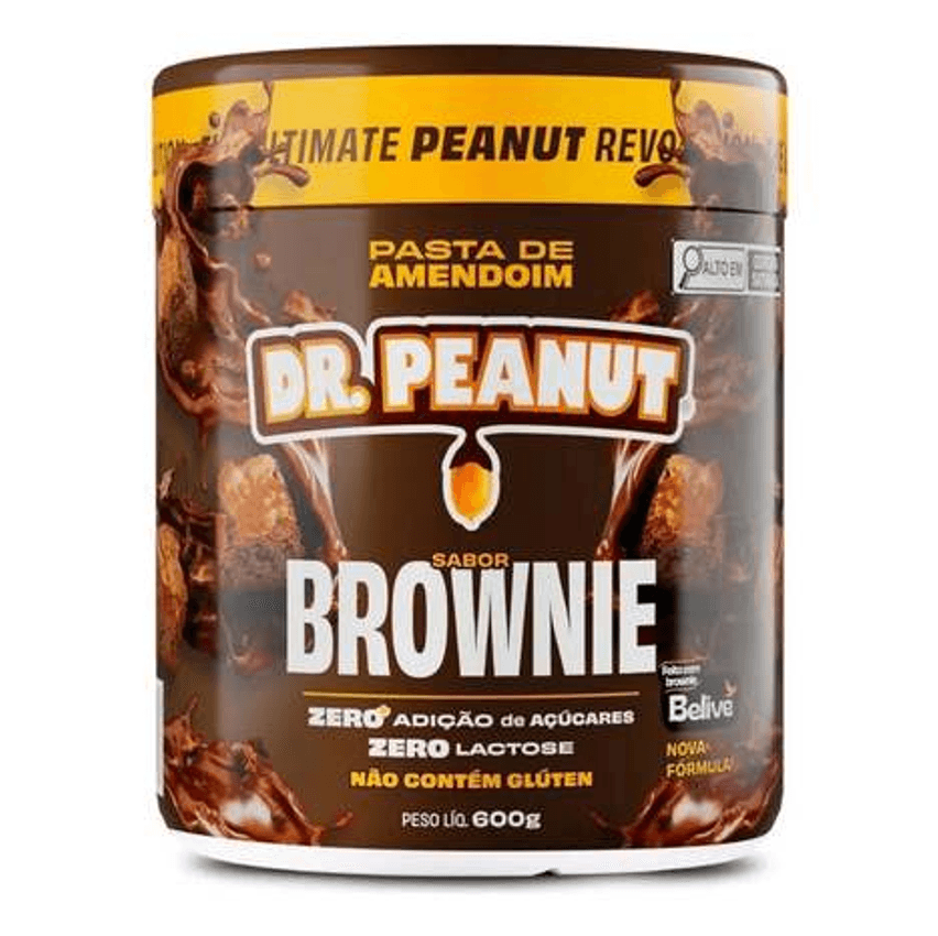 Pasta De Amendoim Gourmet 600g Chocolate Dr. Peanut