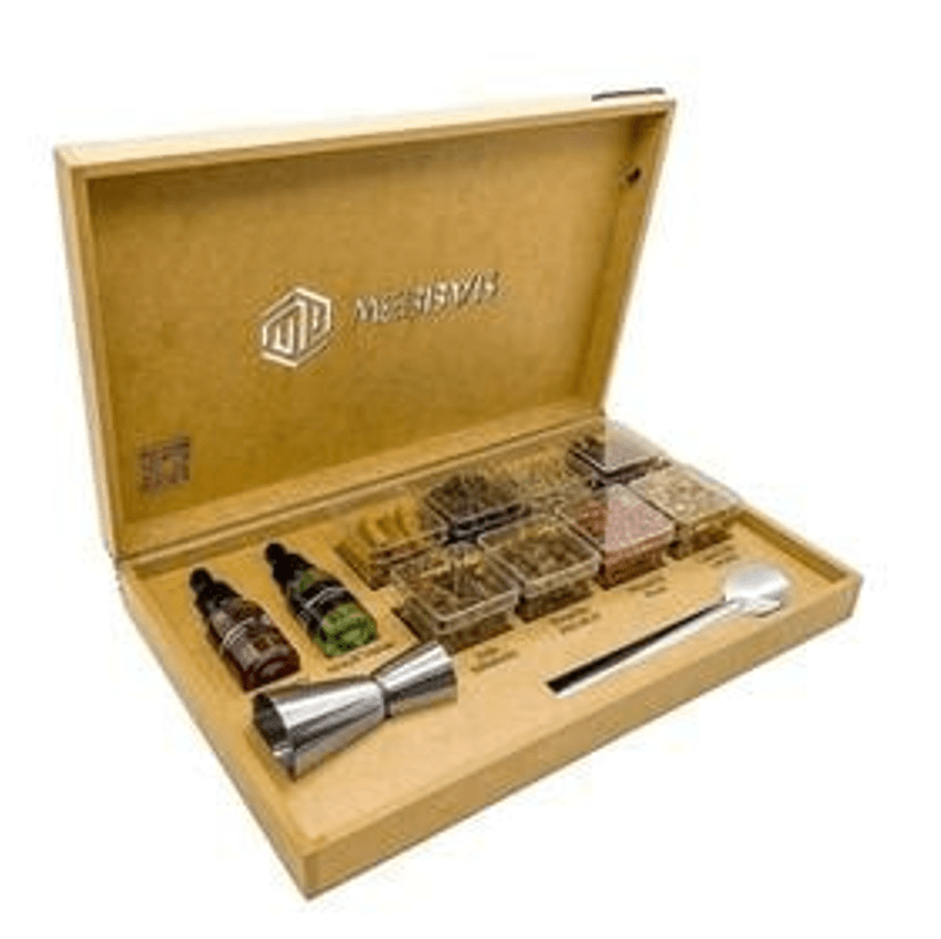 Kit Gin Tônica 8 Especiarias + Colher + Dosador + Xarope - WebBar