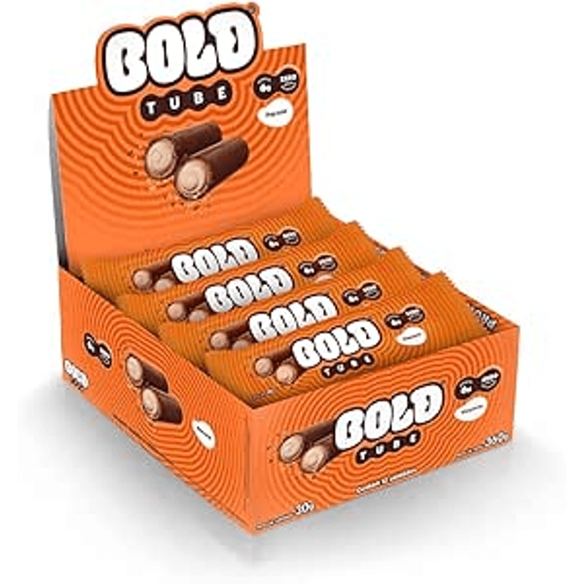 BOLD SNACKS Bold Tube Paçoca (Caixa 12 Unid.)