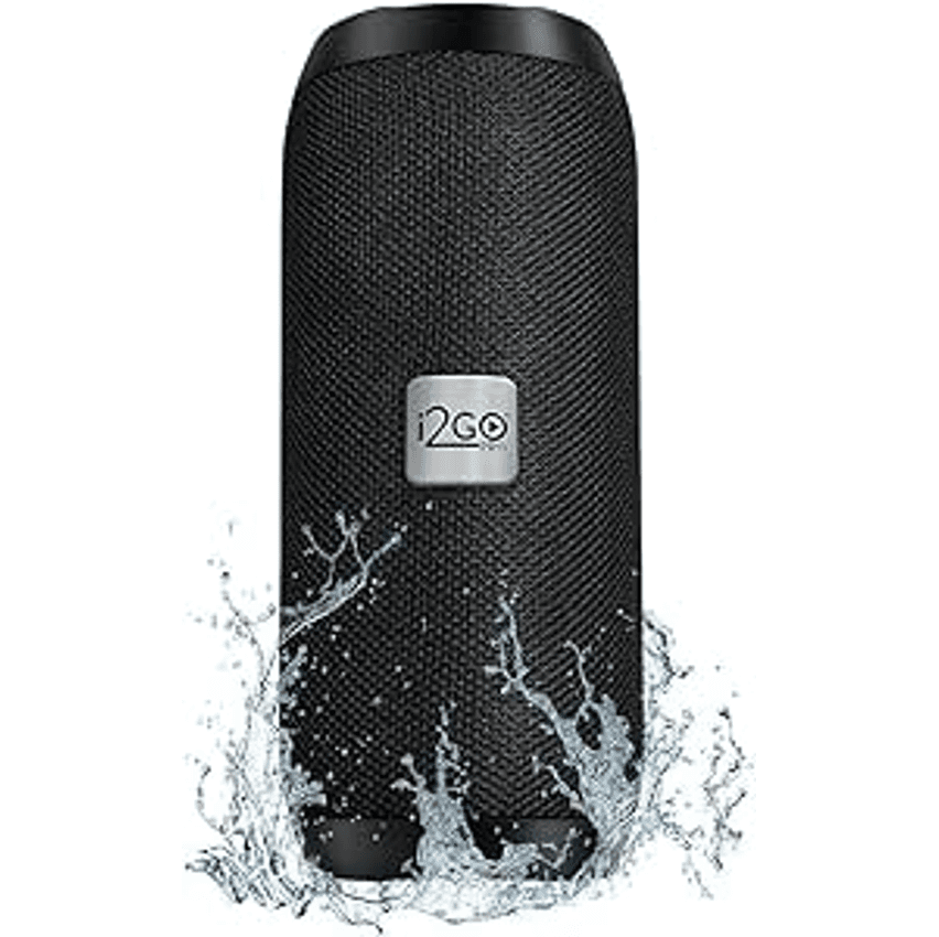 I2GO, Caixa De Som Bluetooth Essential Sound Go, 10W RMS, Resistente à Água, Preto
