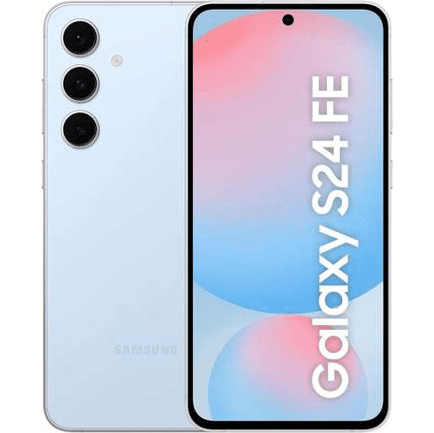 Smartphone Samsung Galaxy S24 FE 5G, 256GB, 8GB RAM, Tela 6.7", Câmera Tripla 50+12+8MP, Câm. Frontal 10MP, Galaxy AI Azul