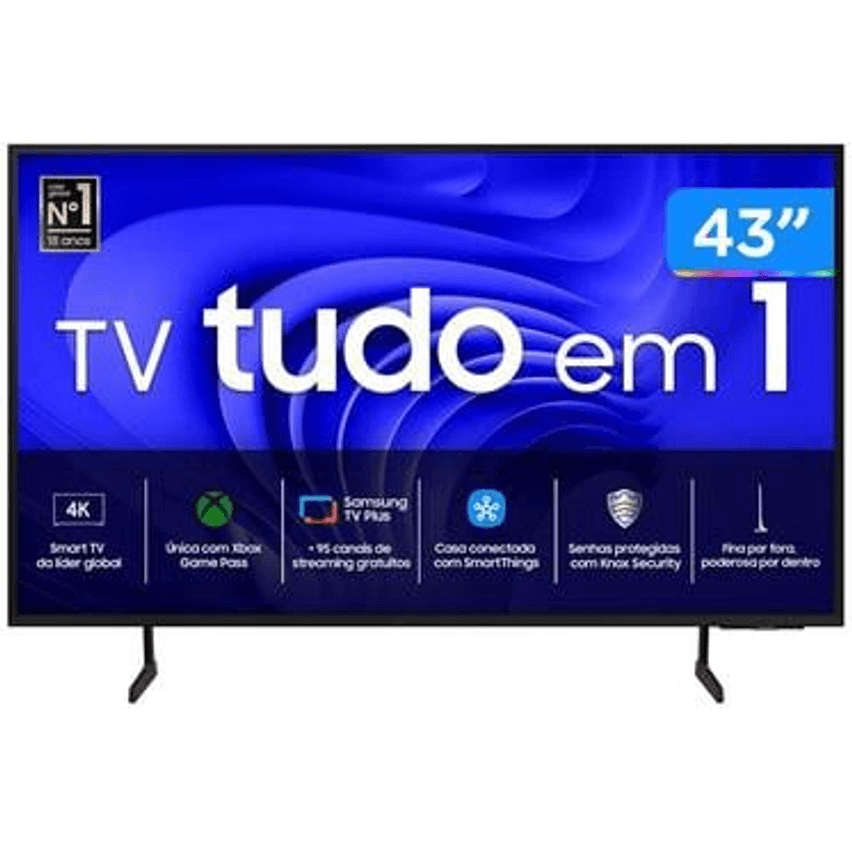 Smart Tv 43” Uhd 4k Led Samsung 43du7700 - Wi-fi Bluetooth Alexa 3 Hdmi