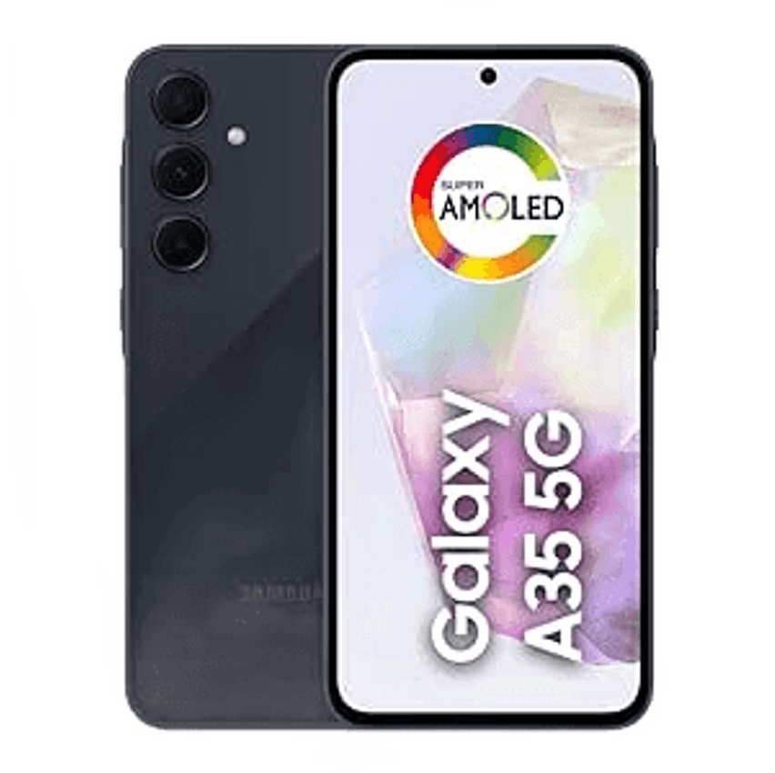 Samsung Galaxy A35 5g, Câmera Tripla Traseira De Até 50mp, Selfie De 13mp, Nightography, Apagador De Objetos, Design Em Vidro, Ip67, Tela Super Amoled De 6.6" 120hz Vision Booster, 128gb - Azul Escuro