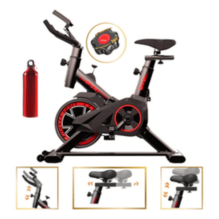 Bicicleta Ergométrica P/ Spinning Sport 150 Kg + Squezze!