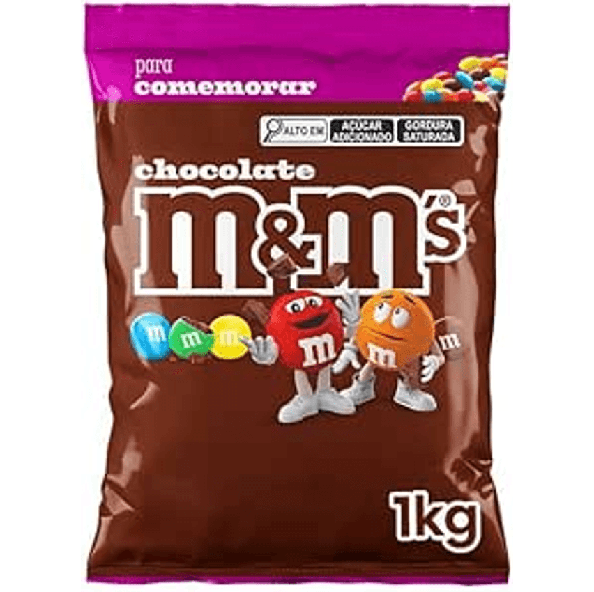 Chocolate M&M'S Ao Leite 1kg
