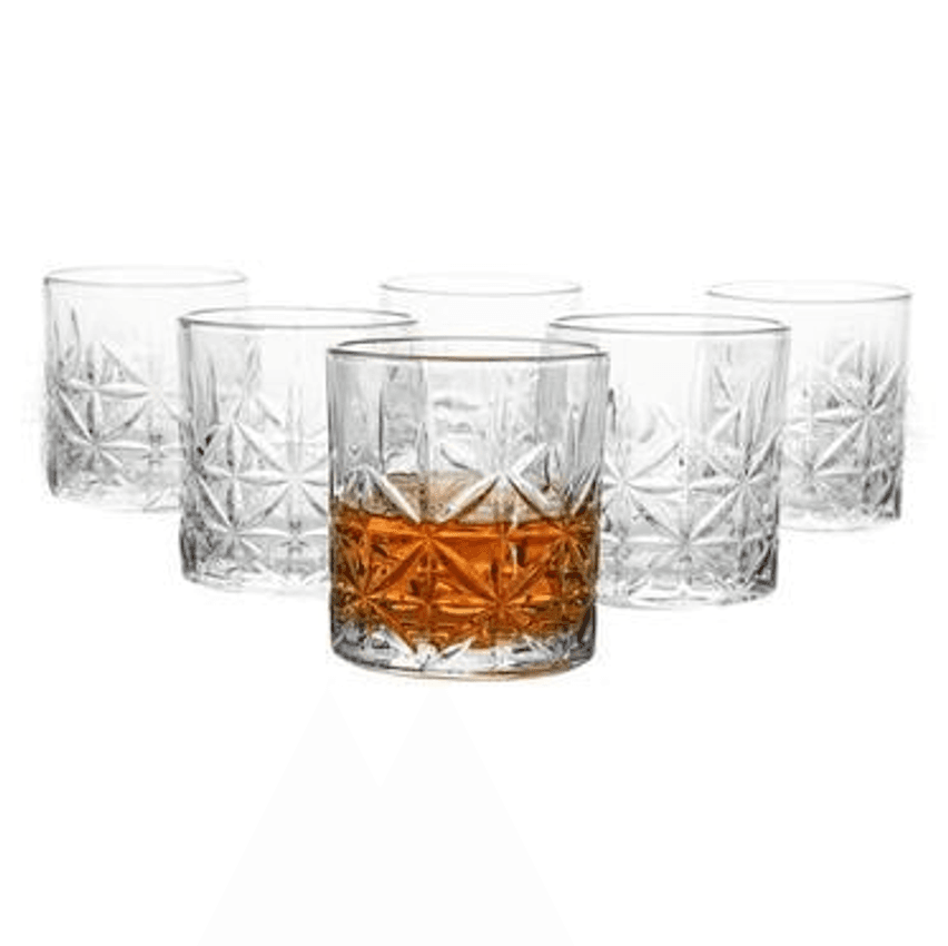 Jogo de Copos de Vidro 330ml 6 Peças Haus - Pavillion