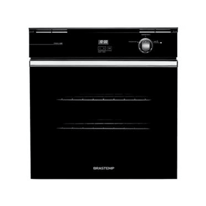 Forno a Gás de Embutir Brastemp Grill com Timer - Touch 78L Preto BOA84AE