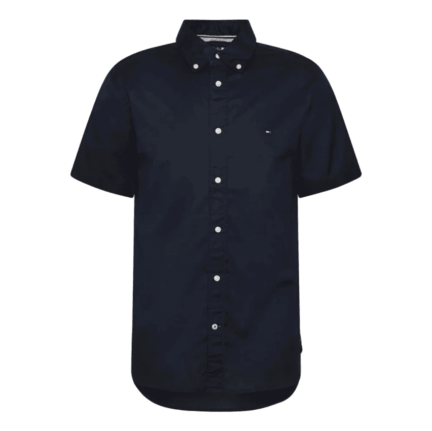 Camisa Tommy Hilfiger Regular Core Flex Poplin Rosa