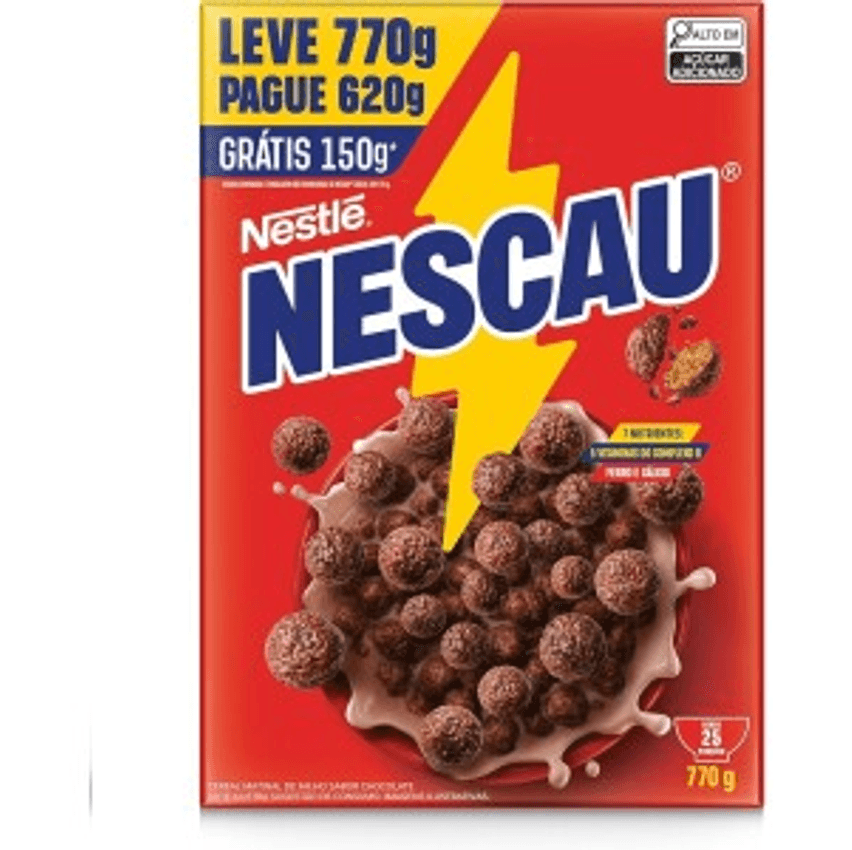 Nescau Cereal Matinal Tradicional Leve 770G Embalagem Econômica