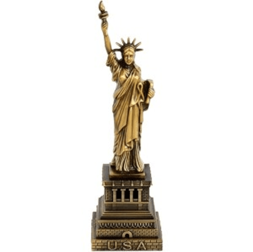 A Estátua da Liberdade WI26145 é Um Marco Histórico e Um Símbolo da Liberdade e da Democracia. Essa Magnífica Estátua Foi Um Presente da França para o