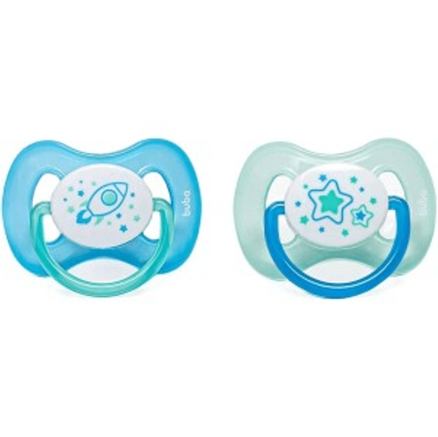 Buba Chupeta Comfort Tam.2 Noturna - Kit Foguete Multicolor