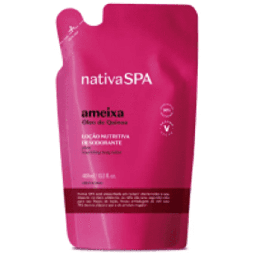 Refil Loção Desodorante Hidratante Corporal Ameixa 400ml