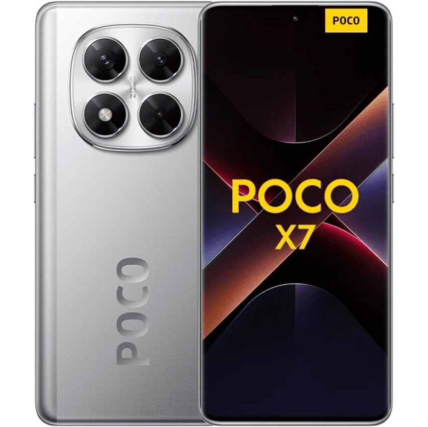 Smartphone Xiaomi Poco X7 5G NFC Silver (Prata) 8GB RAM 256GB ROM